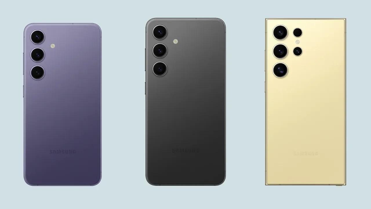 Samsung Galaxy S24, S24 Plus и S24 Ultra во всех цветах!
