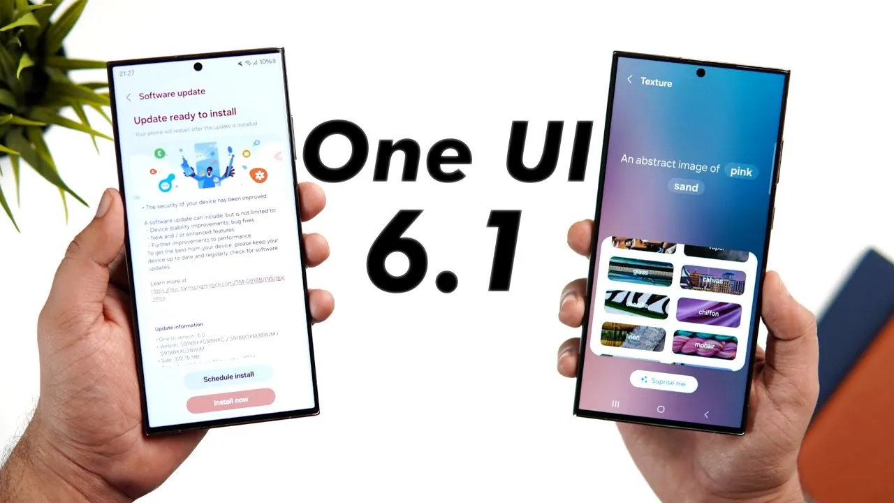 Тест One UI 6.1 для Galaxy S22, S21 FE, A54, Fold 4, Flip 5 и др.