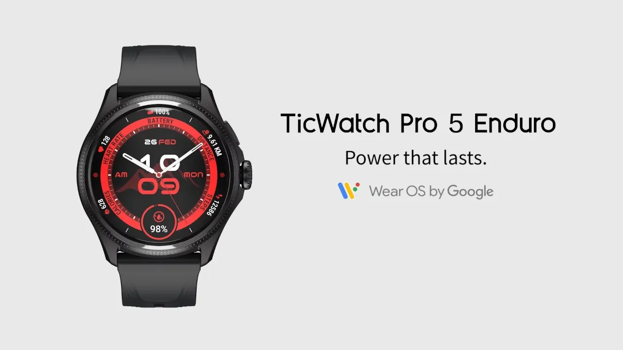 TicWatch Pro 5 Enduro копируют функции Galaxy Watch 6
