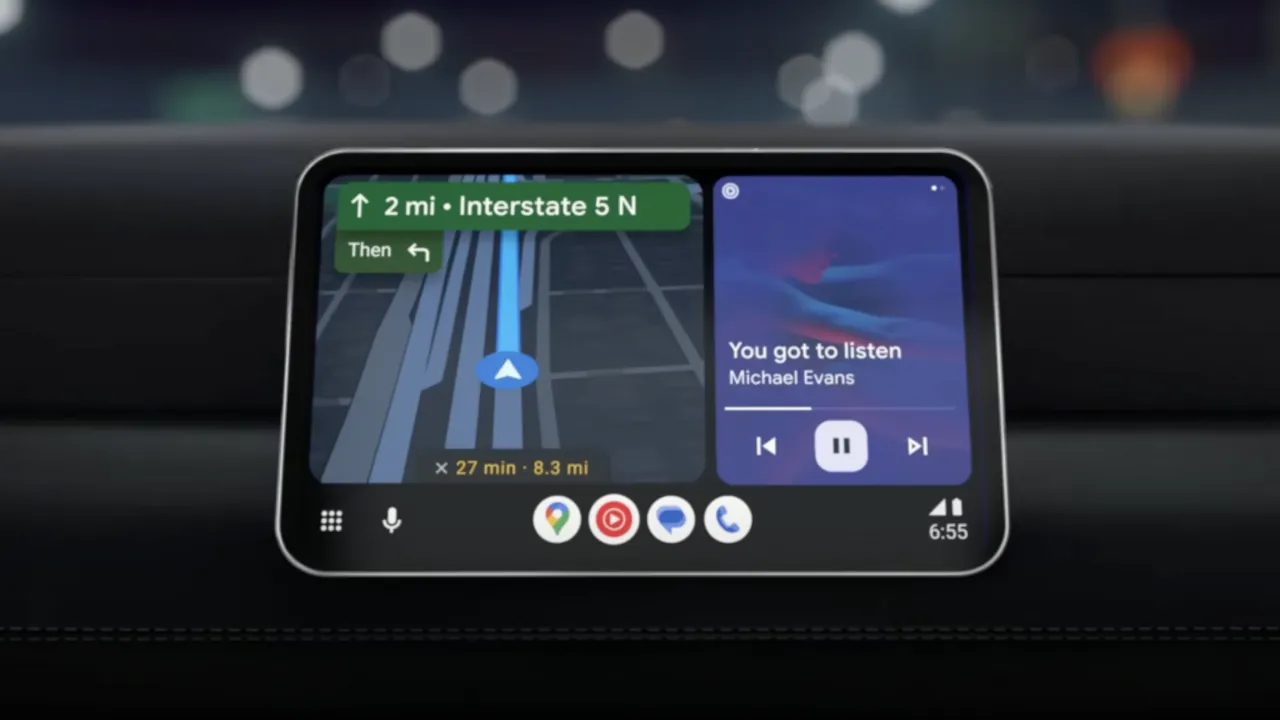 Google Assistant получает дизайн в стиле Siri на Android Auto