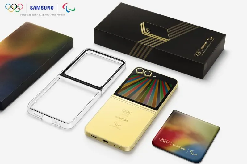 Samsung Galaxy Z Flip 6 Olympic Edition коробка, чехол