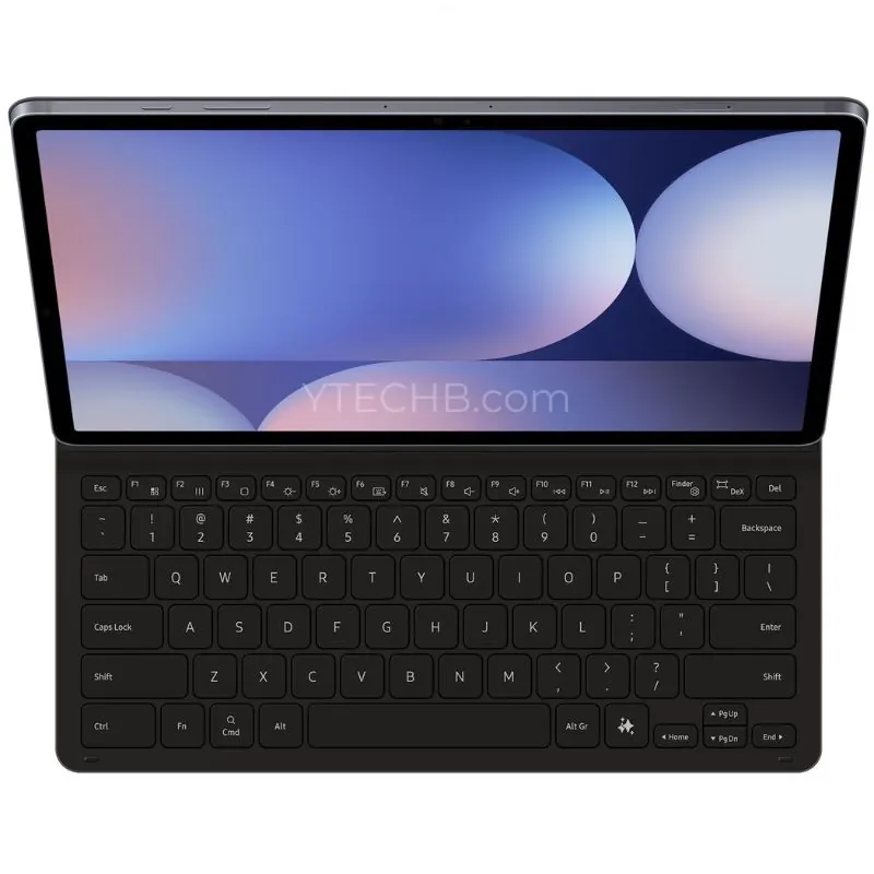 Samsung Galaxy Tab S10 Ultra Black Slim Book Cover Keyboard