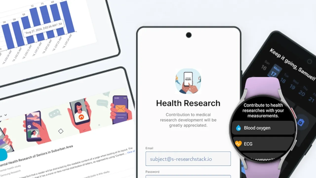 Samsung Health Research Stack: улучшения отслеживания здоровья