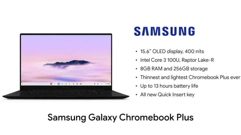 Samsung Galaxy Chromebook Plus характеристики